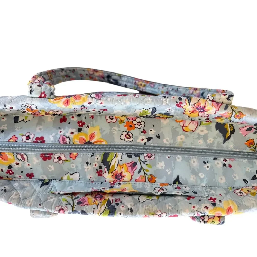 Vera Bradley Cotton Ultimate Baby Diaper Bag in Blue Floral